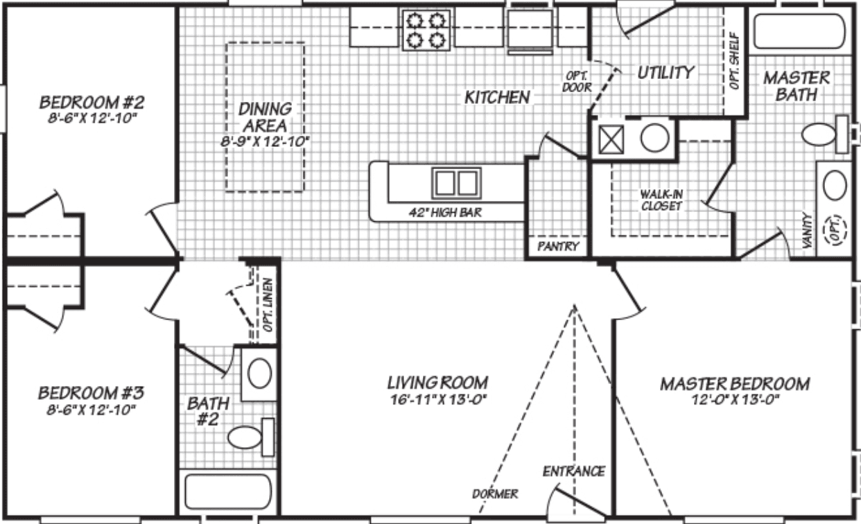 Waverly crest 24443v floor plan home features